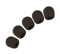 Jiklophg Microfono Spugna Parabrezza Schiuma Copertura (1 Set di 5 Pezzi, Nero)