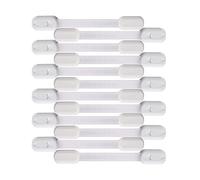 Jiklophg Serrature per cintura di sicurezza per frigorifero, lavastoviglie e altro ancora, WC - Cinghia regolabile, non necessita di foratura