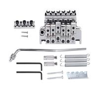 Jiklophg un Set di Blocco Doppio Ponte Tremolo Accessori per Chitarra a Ponte di Corde di Chitarra Elettrica Tirata Parti del Ponte