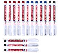 Jikoiuty 15 pennarelli Deep Reach Long Nose impermeabili Deep Hole Marker Carpenter Ink Marker 3 colori