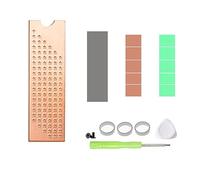 Jikoiuty M.2 NVMe SSD Heat Sink Laptop SSD Radiator 0,8 mm per M2 2280 Solid State Hard Disk Rame Dissipatore di con cuscinetto termico