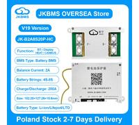 JIKONG B2A8S20P-HC Smart BMS 3S 4S-8S BT RS485 Heat CAN 12V-36V 2A 200A Bilanciamento attivo BMS per Li-ion Lifepo4 Lto Batteria