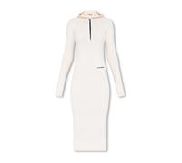 Jil Sander - Abito Felpa con Cappuccio - - Dresses - Donna - Beige - M