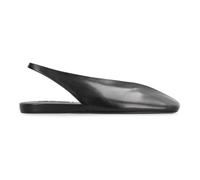 Jil Sander - Ballerine in pelle con punta squadrata - - Shoes - Donna - Nero - 37 EU
