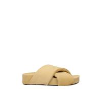 Jil Sander Beige Horsehair Slippers Sandals - EU37/US7