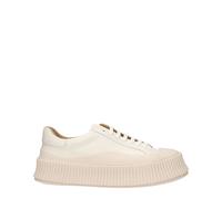 Jil Sander Beige Leather Platform Sneakers - EU40/US7