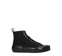 Jil Sander Black Fabric High Top Sneakers - EU37/US7