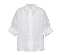 Jil Sander - Camicia a maniche corte - - Blouses & Shirts - Donna - Bianco - M