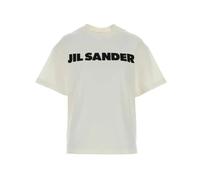 Jil Sander - Cotton Crew-Neck T-Shirt - - Tops - Donna - Bianco - S
