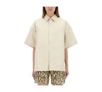 Jil Sander - Cotton Shirt - - Blouses & Shirts - Donna - Beige - S