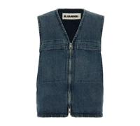 Jil Sander - Denim Padded Vest - - Jackets - Uomo - Blu - M