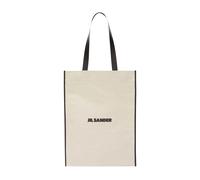 Jil Sander - Elegante Border Book Tote Borsa - - Bags - Donna - Beige - ONE SIZE