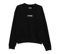 Jil Sander - Felpa con Stampa Logo - -Sweatshirts & Hoodies -Uomo -Nero -M