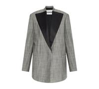 Jil Sander - Giacca con bordo in seta - -Jackets -Donna -Grigio -S