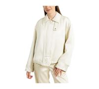 Jil Sander - Giacca con Orlo Elasticizzato e Chiusura a Bottoni - - Jackets - Donna - Beige - S