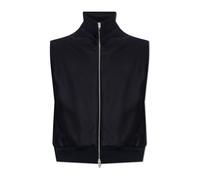 Jil Sander - Gilet in lana con colletto alla coreana - - Jackets - Uomo - Blu - L