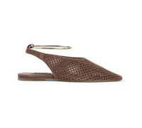 Jil Sander - Goat Leather Sling Back - -Shoes -Donna -Marrone -37 EU