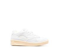 Jil Sander - Leather Low-Top Sneakers - -Shoes -Donna -Bianco -36 EU