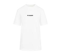 Jil Sander - T-shirt in cotone con logo - - Tops - Donna - Bianco - L