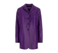 Jil Sander - Ovine Leather Jacket - - Coats - Donna - Viola - L