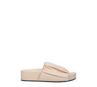 Jil Sander Pink Leather Slippers Sandals - EU37/US7