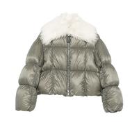 Jil Sander - Piumino taupe per la stagione invernale - - Jackets - Donna - Verde - S