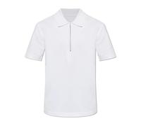 Jil Sander - Polo in Piquet di Cotone - -Tops -Uomo -Bianco -M