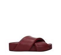 Jil Sander Red Leather Slippers - EU39/US9