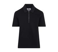Jil Sander - SS Polo With Knitted Collar - -Tops -Uomo -Blu -M