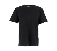 Jil Sander - T-Shirt Girocollo in Cotone - -Tops -Uomo -Nero -S
