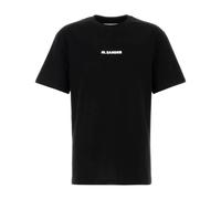 Jil Sander, ,Tops ,Uomo ,Nero ,S T-shirt con logo