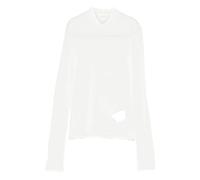 Jil Sander - Top a Collo Alto a Maniche Lunghe - - Tops - Donna - Bianco - M