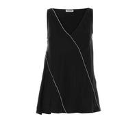 Jil Sander - Top in viscosa - - Tops - Donna - Nero - S