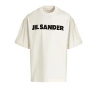 Jil Sander - T-shirt bianca in cotone con scollo rotondo - -Tops -Uomo -Bianco -L