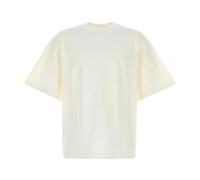 Jil Sander - T-shirt girocollo in cotone - -Tops -Uomo -Bianco -M