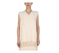 Jil Sander - V-Neck Top - - Tops - Donna - Rosa - M