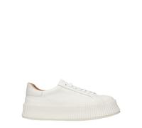 Jil Sander White Leather Platform Sneakers - EU39/US9