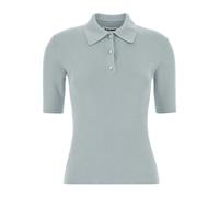 Jil Sander - Wool Polo Shirt - -Tops -Donna -Blu -S