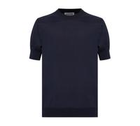 Jil Sander - Wool T-shirt - -Knitwear -Uomo -Blu -XL