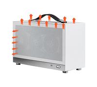 Jildouf Custodia per Computer Mini ITX - Mini ITX PC Case Mini Tower Computer Case Porta USB | Desktop Chassis USB Computer Case Case del Computer di casa