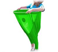 jileijar Granny Pants Gioco da cortile, pantaloni da gioco all'aperto con 2 palline rimbalzanti, divertenti pantaloni giganti elastici per nonna, giochi all'aperto per riunioni di famiglia per adulti