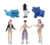 Jilijia 6 pz/set Rumi Zoey Mira Tiger Birds Action Figure Anime Mini Figurine PVC Cartoon Character Model Anime Merch Statua Regali per i fan