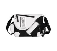 Jilijia Anime Dazai Osamu Borsa a tracolla Nakahara Chuuya/Nakajima Atsushi Casual Borse Messenger Stampe Cartoni Animati Borsa a Spalla per Uomini Donne Viaggi Lavoro Shopping, Tipo18., 32*11*26cm