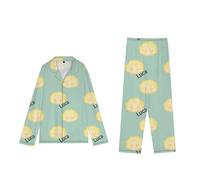 Jilijia Anime Ivan Till Pigiama Set Cartoon Pigiama Pantaloni e Camicie Manica Lunga 2 Pezzi Homewear per Uomo Donna