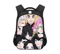 Jilijia Anime Kochou Shinobu Zaino Tomioka Giyuu/Kamado Nezuko Cartone animato Cartone Animato Carattere Borsa di Tela Anime Escursionismo Borse da Viaggio Borse Moda, Cartella Anime, 44x30.5x16cm