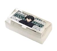 Jilijia Astuccio a tema anime, con stampa di Dazai Osamu, Nakahara, Chuuya, grande astuccio per cancelleria, idea regalo per la scuola, per ragazzi e ragazze, Tipo 12., 22*10*11cm, Astucci per matite