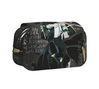 Jilijia Astuccio per matite a tema anime, Dazai Osamu, con stampa 3D, a doppio strato, con cerniera, grande capacità, per ragazzi e ragazze, Tipo 10., 21*7.5*10cm, Astucci per matite