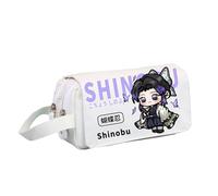 Jilijia Astuccio portapenne a tema anime Kamado Tanjiro/Hashibira Inosuke/Uzui Tengen, astuccio di grande capacità, per la scuola, regalo per ragazzi e ragazze, Tipo 2, 20*8*10cm, Astucci per matite