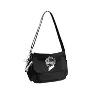 Jilijia Borsa a tracolla Anime JJK Gojo Satoru Yuji Itadori borsa messenger in tela per uomo donna grande capacità casual tote bag per scuola, viaggi, giornata fuori, Tipologia 15., 30*11*27cm