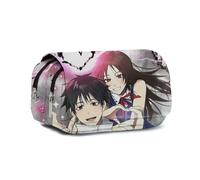 Jilijia Borsa organizer per penne a tema anime JJK ItadoriYuuji, astuccio per matite con cartoni animati Geto Suguru Penbox 3D stampato articoli da toeletta, Jjk 16, 21x10x7.5cm